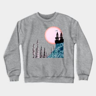 Moonlit Castle Crewneck Sweatshirt